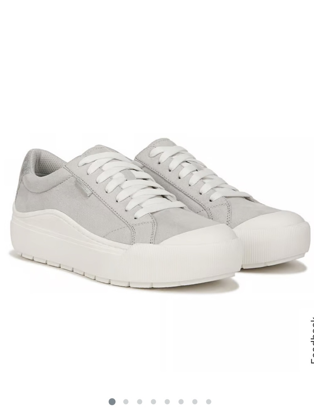 Dr. Scholl's Time Off Platform Sneakers in Vapor Grey